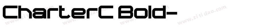 CharterC Bold字体转换